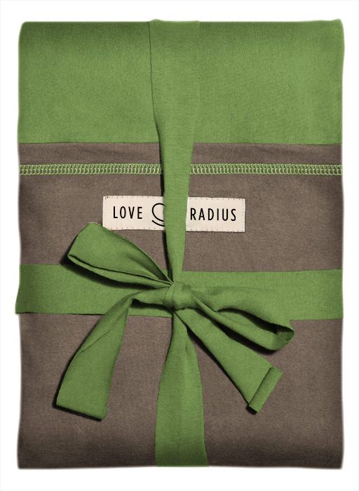 Love Radius - Original Strækvikle, Pistache/Brun med Lomme-6040